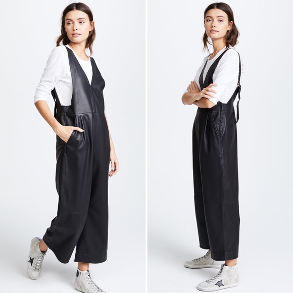 Free People Pants - 💥LASTCHANCE💥 Free People Vegan Leather Jumpsuit